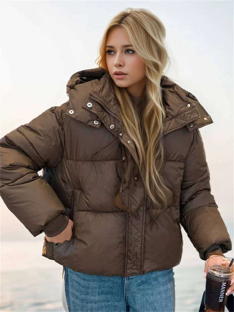 

Women's Jacket Winter Down Jackets Stylish And New Sweet And Thickened Padded Clothes Loose-Fitting Warm Winter Coat