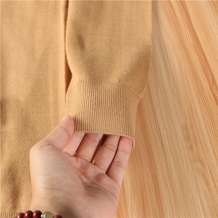 

29% Pure Wool Knitted Long Sve Spring Autumn Men's Faion Elastic Busin Casual round Ne Sweater Soft Breathable