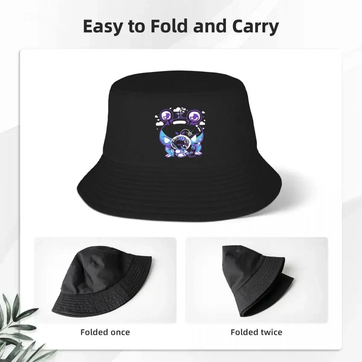 Street Hello To The Captain Bucket Hat For Unisex Foldable Pikmin Bob Hat Spring Headwear