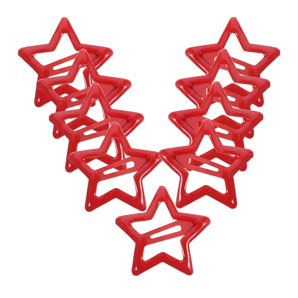 

40 Pcs Star Hairpin Barrettes for Women Hairl Clips Metal Accessories Accessory