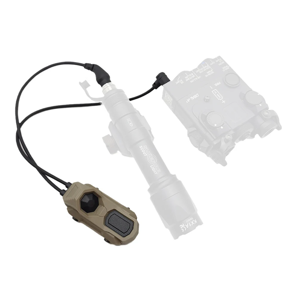Taktischer AXON Drahtschalter 2.5/3.5 SF Fernbedienung Inline-Doppelfunktions-Druckschalter NG Taschenlampen-Picatinny-Schienen-Portabler Knopf – Detail 2