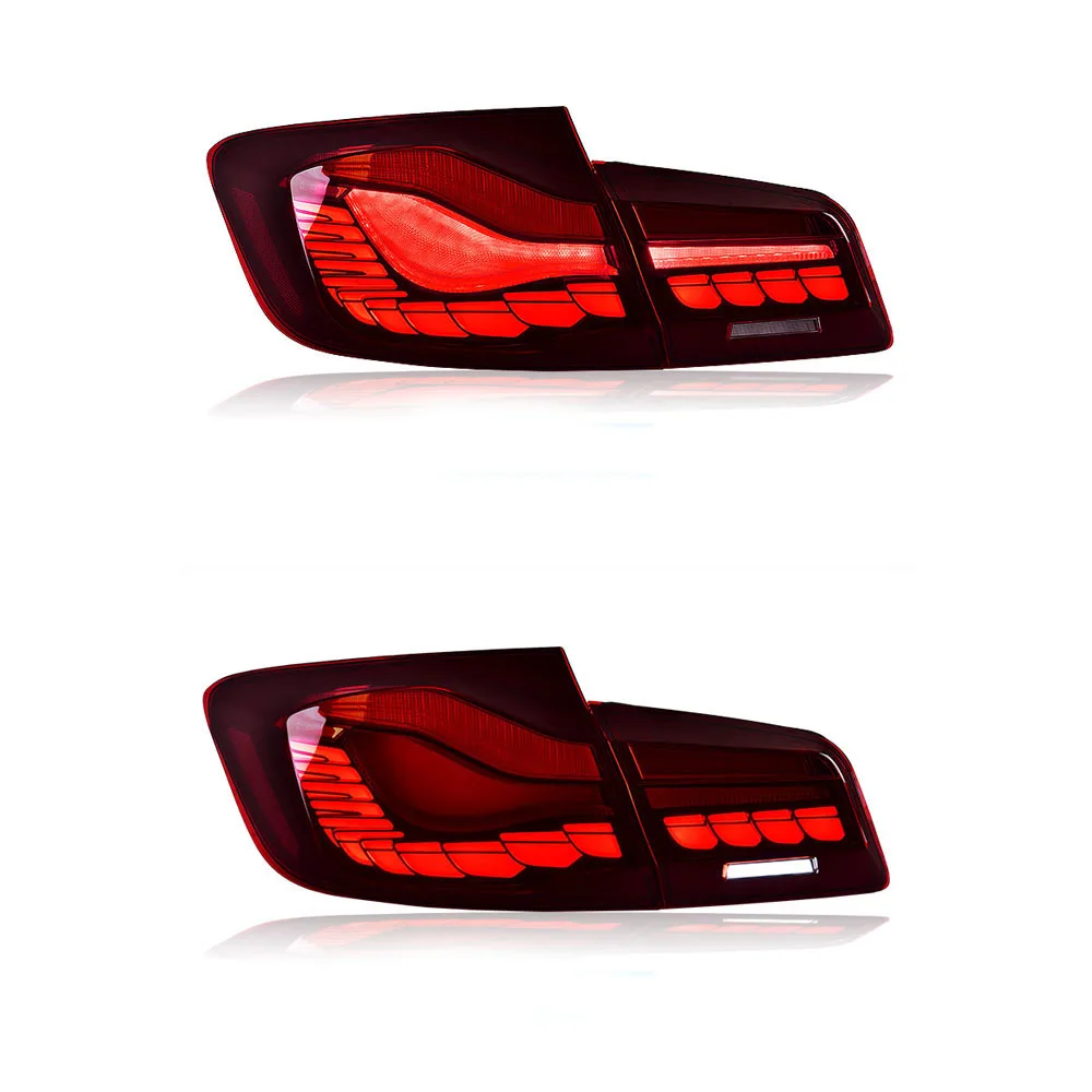 

For BMW 5 Series F10 Dragon Scale Model 11-17 LED Taillight Assembly F18 Retrofit Dynamic LED Flow Light Turn Tail Light