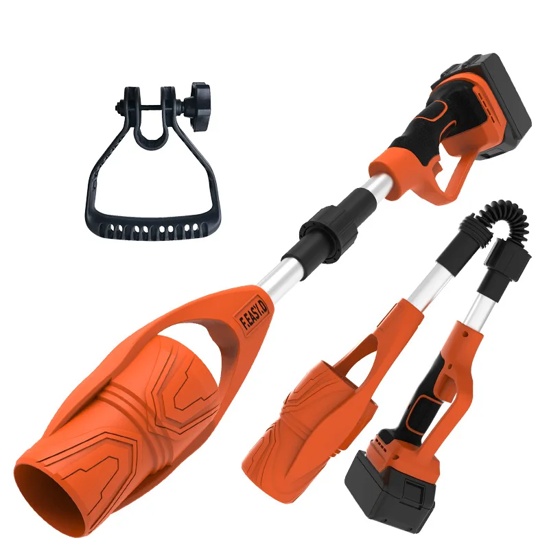 

Folding lithium battery leaf blower, rechargeable electric blast gun, snow blower, garden fan, high wind
