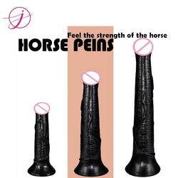 Horse Huge Dilldo Phallus Animal Penis For Women Men Adult Toys Sex Toy​s Female Masturbator Suction Cup Anal Plug Butt Plug 18+