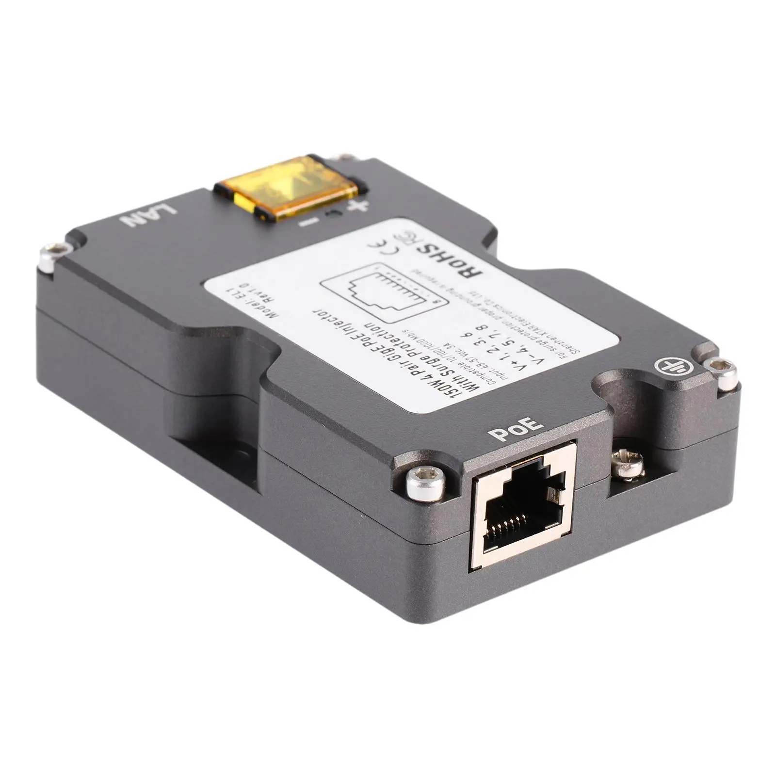 PoE Injector High Power Gige Passive Reliable for Internet 10/100/1000M Network Voltage Regulator Power Supply Ethernet Adapter