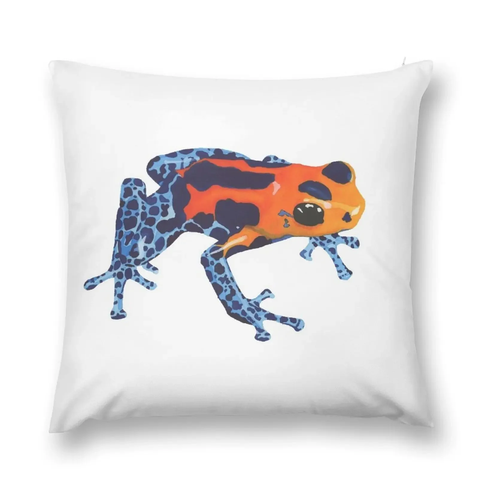 FROG - COLORFUL FROG - POISON FROG - Watercolor Painting Throw Pillow autumn decoration Pillow Cases Decorative Cushion pillow