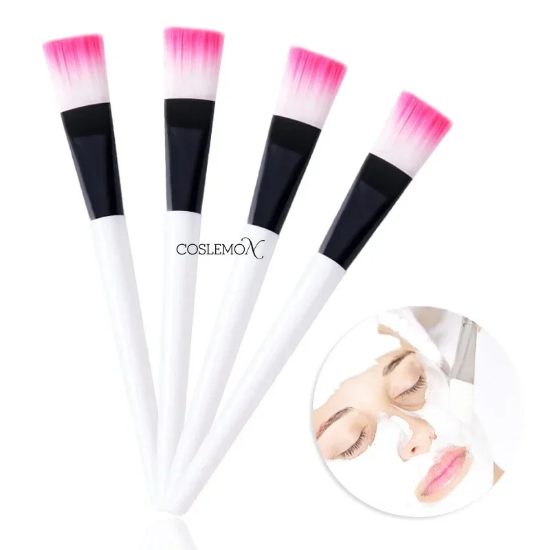 1/3pcs Face Skin Care Tools Mask Mud Mixing Brush White Acrylic Handle Fiber Hair Cosmetic Applicator DIY Beauty Tools