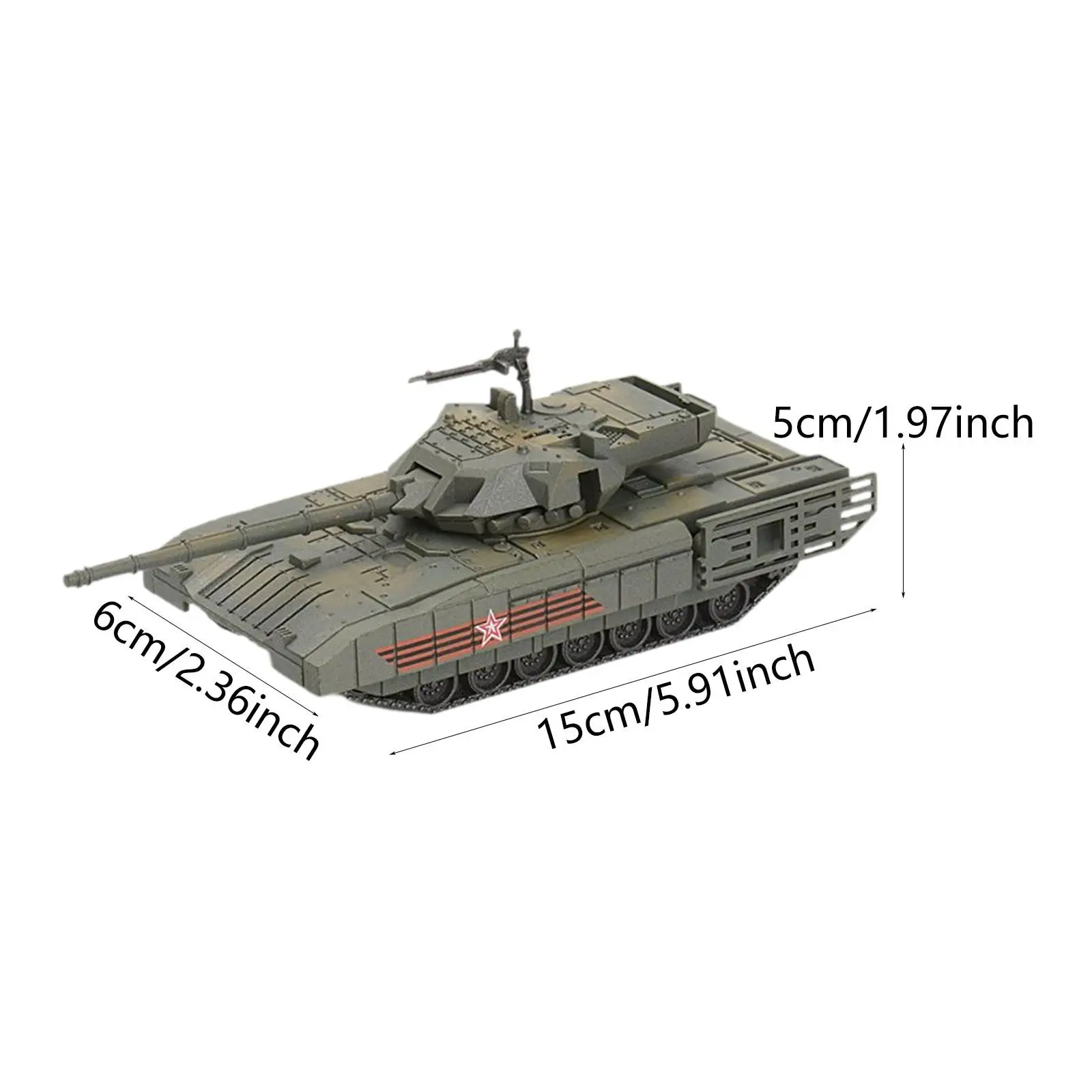 

Сборная модель танка DIY, масштаб 1:72, пластиковый конструктор для детей, подарок на день рождения