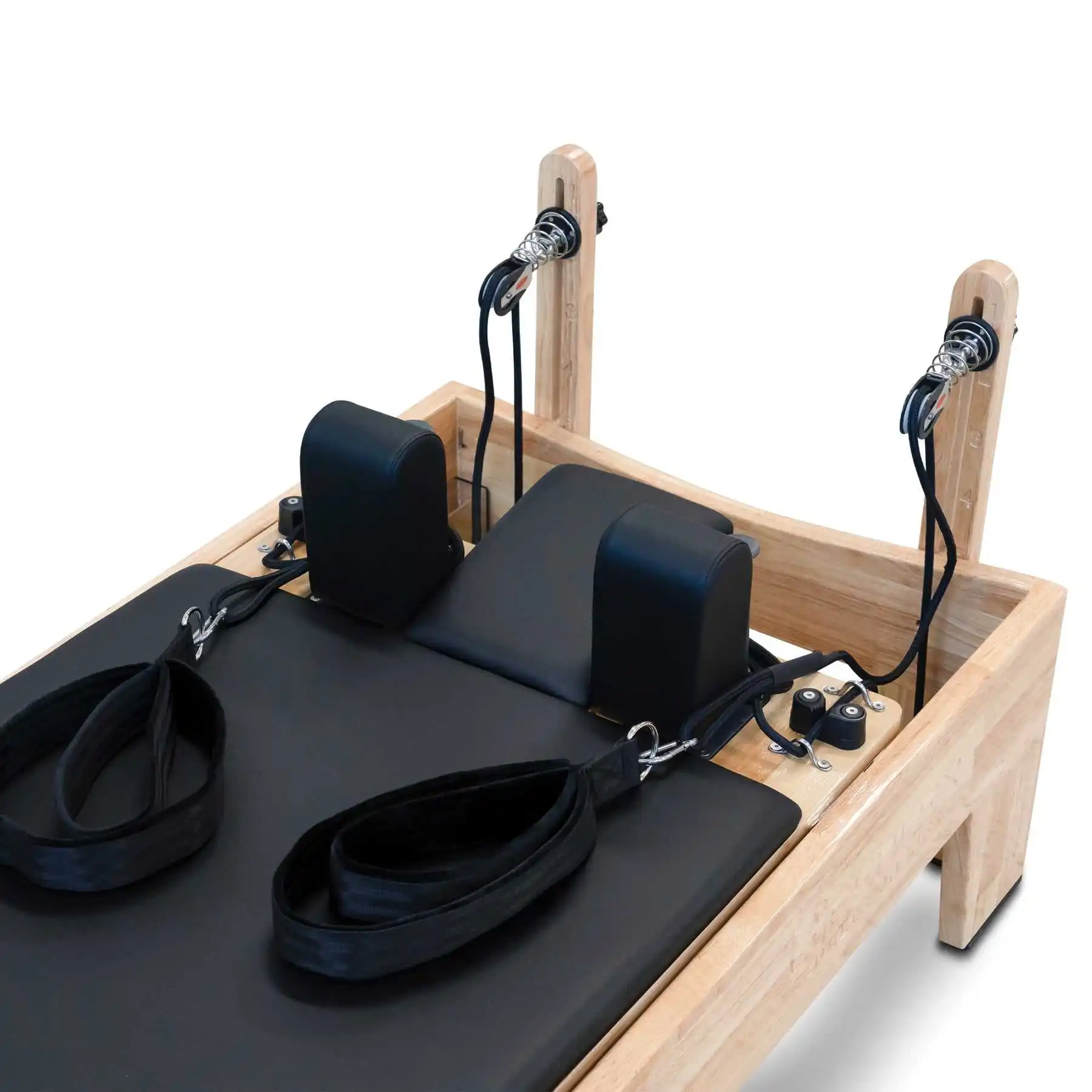 Picture 4: Professional Durable Solid Oak Pilates Reformer Machine for Home Gym and Pilates Studio