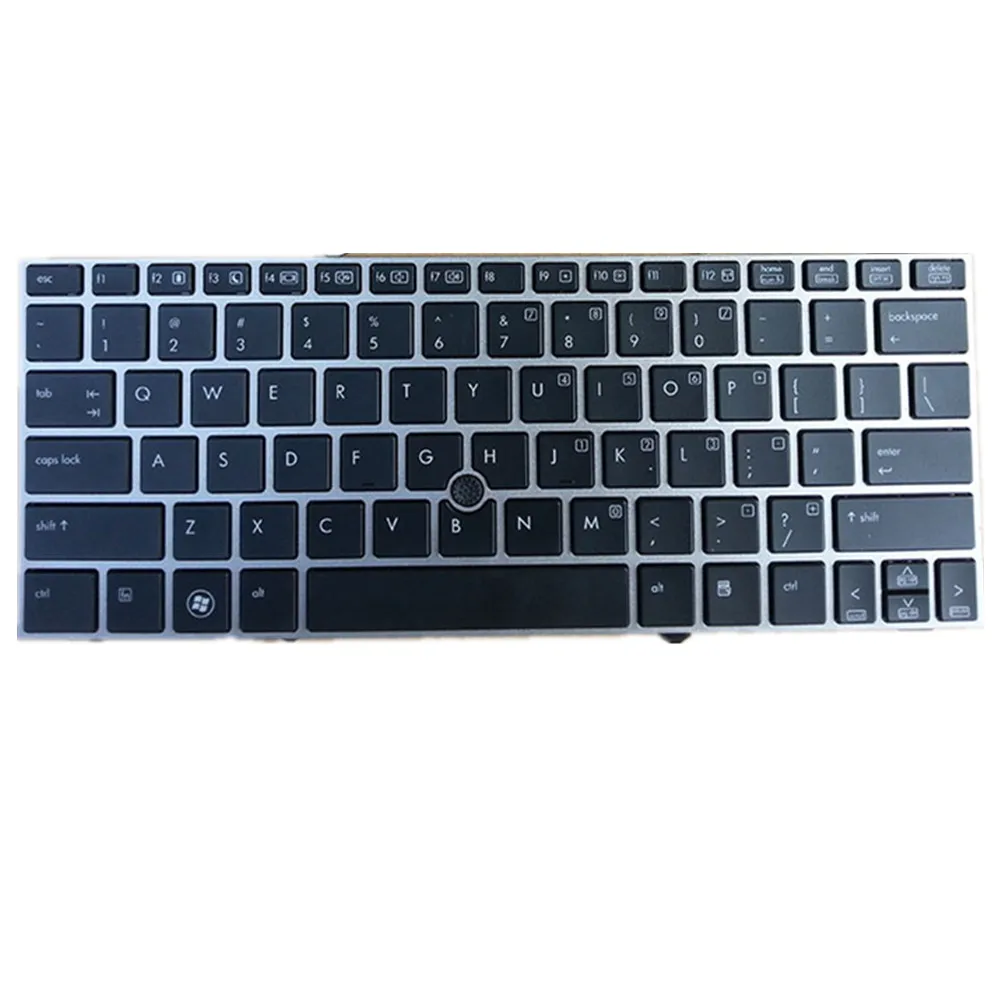 Laptop Keyboard For HP EliteBook 2170p Black US English Layout