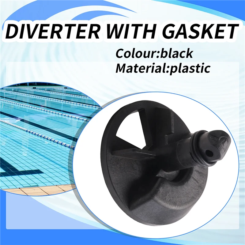 

AFOURT-Flow Diverter With Gasket For High Flow 6-Way Multiport Valve