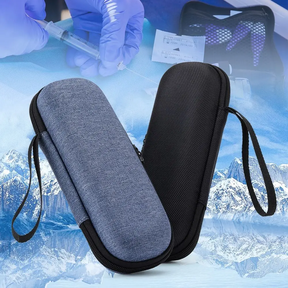 Travel Case Insulin Cooling Bag Diabetic Pocket Thermal Insulated Pill Protector Oxford without Gel Medicla Cooler Home Travel