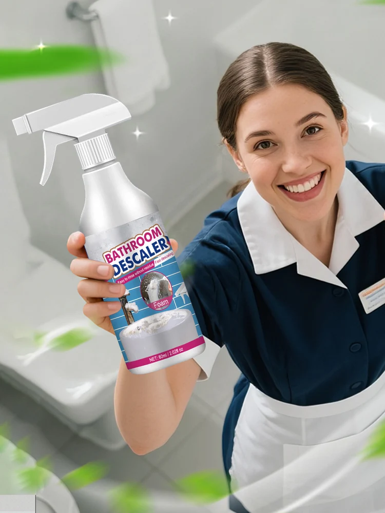 رذاذ رغوي للتنظيف متعدد الاستخدامات، متعدد الأغراض لجميع الأغراض، منظف مقياس الزجاج السائل للحمام والمطبخ المنزلي