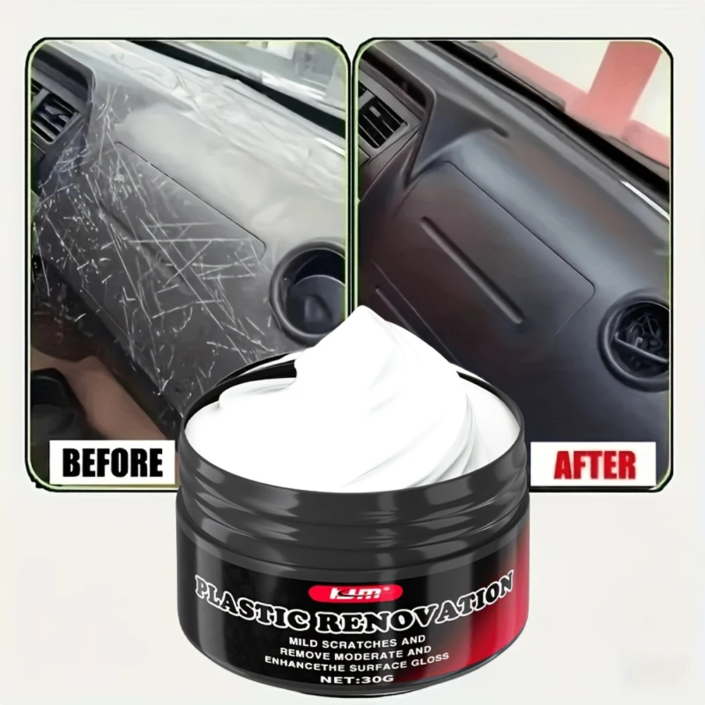 Automotive Interior Renovation Wax, Plastic Parts Renovation Agent, Plastic Maintenance Car Wax, Dashboard Wax Polishing Agent,
