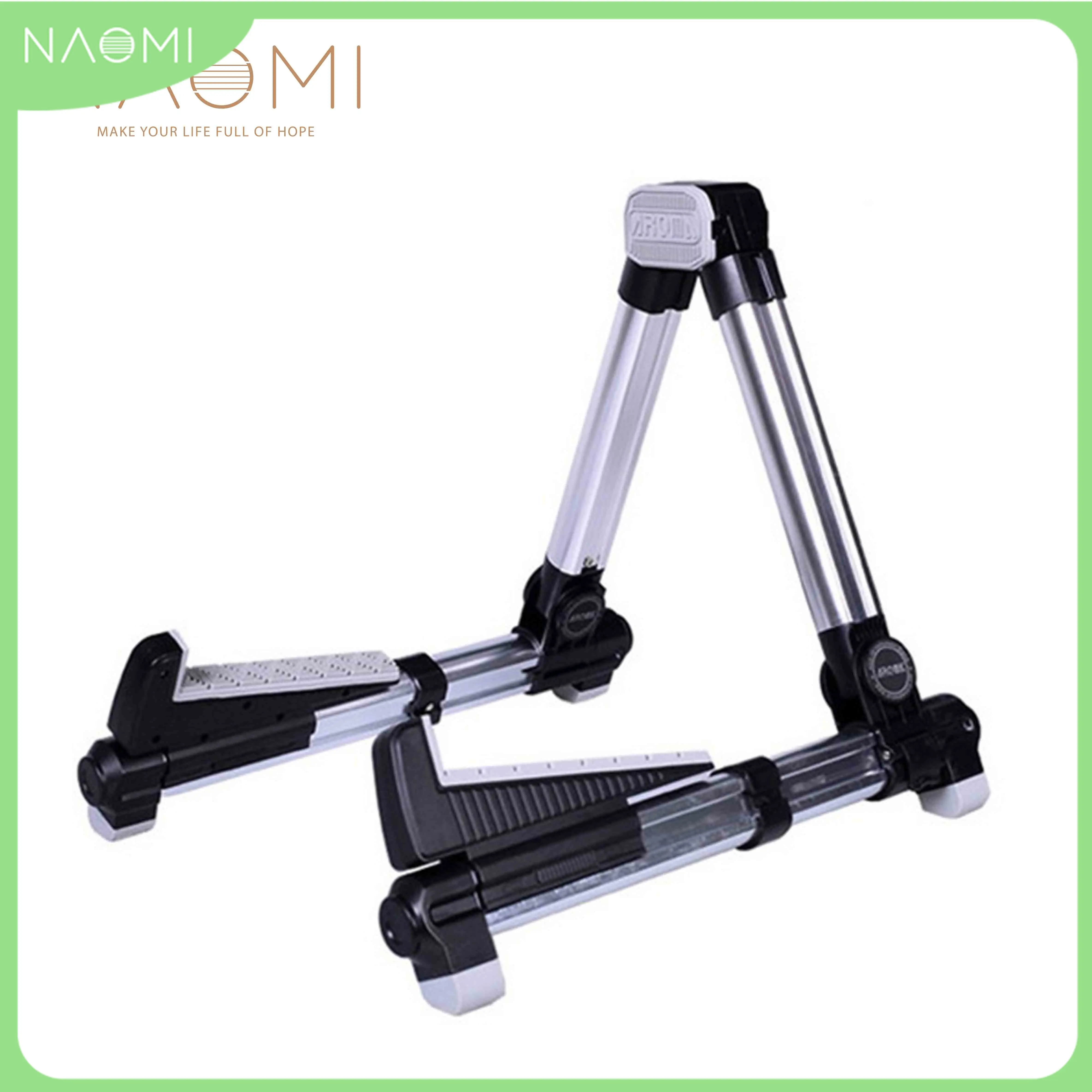 NAOMI Aroma AUS-08 Stand Ergonomic A-Frame Ukulele Stand Ukulele Acoustic Violin  AUS-08 Silver New