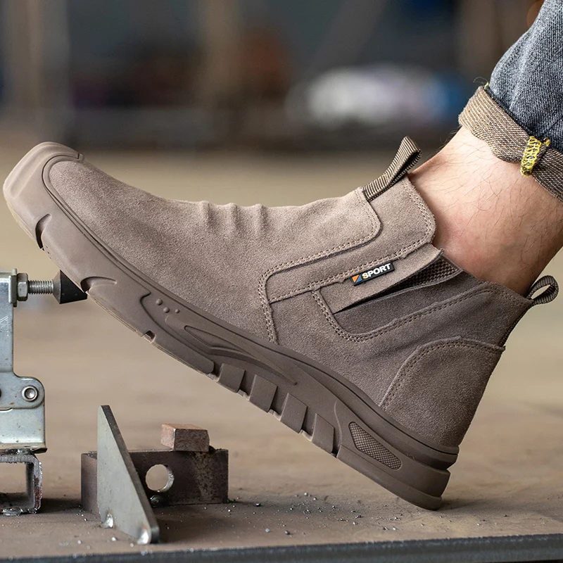 Buty robocze ze stalowym podnoskiem Buty robocze antyprzebiciowe dla mężczyzn Niezniszczalne buty robocze Buty robocze na zewnątrz Buty ochronne dla mężczyzn