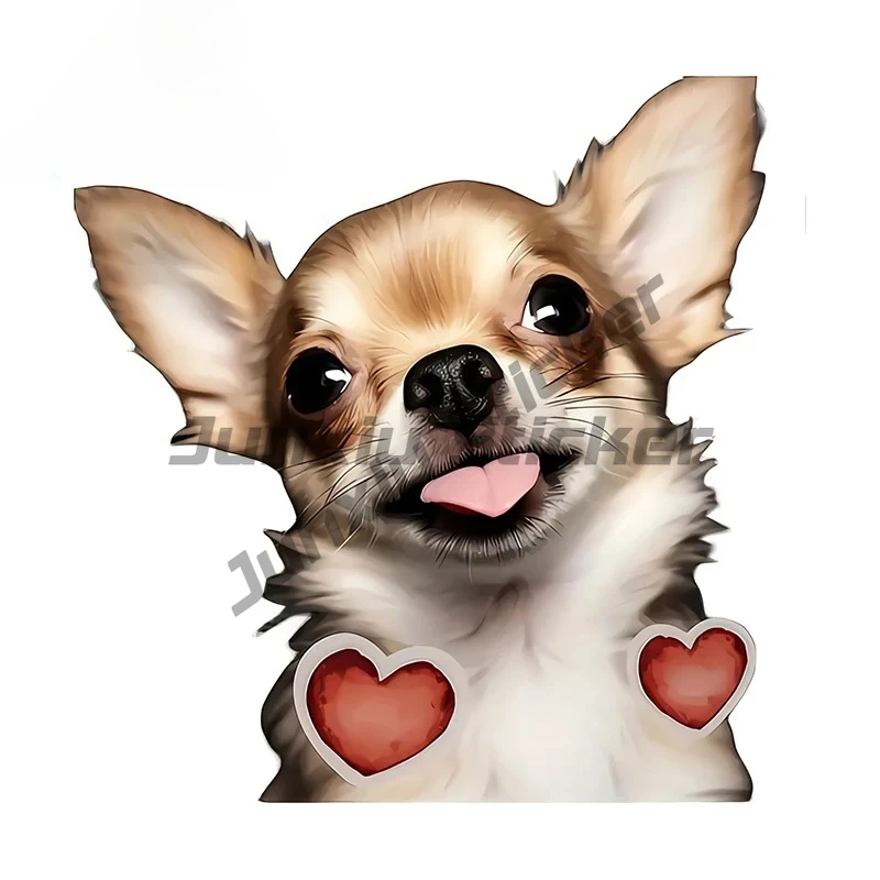 

For Dog Corgi Paw Heart Car Stickers Simple Graffiti Decals Car Accessories Waterproof Caravan Decor