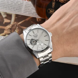 Seiko Precision Presage Serie Hollow Automatic Mechanical Metall Bracelet Casual Mode Herren Uhr SPB417J1 8 Hauptverkaufs Uhren Seiko Automatic - №6