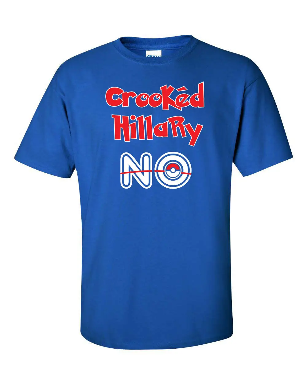 CROOKED HILLARY NO Clinton  Go Ball Men's Tee Shirt 1492