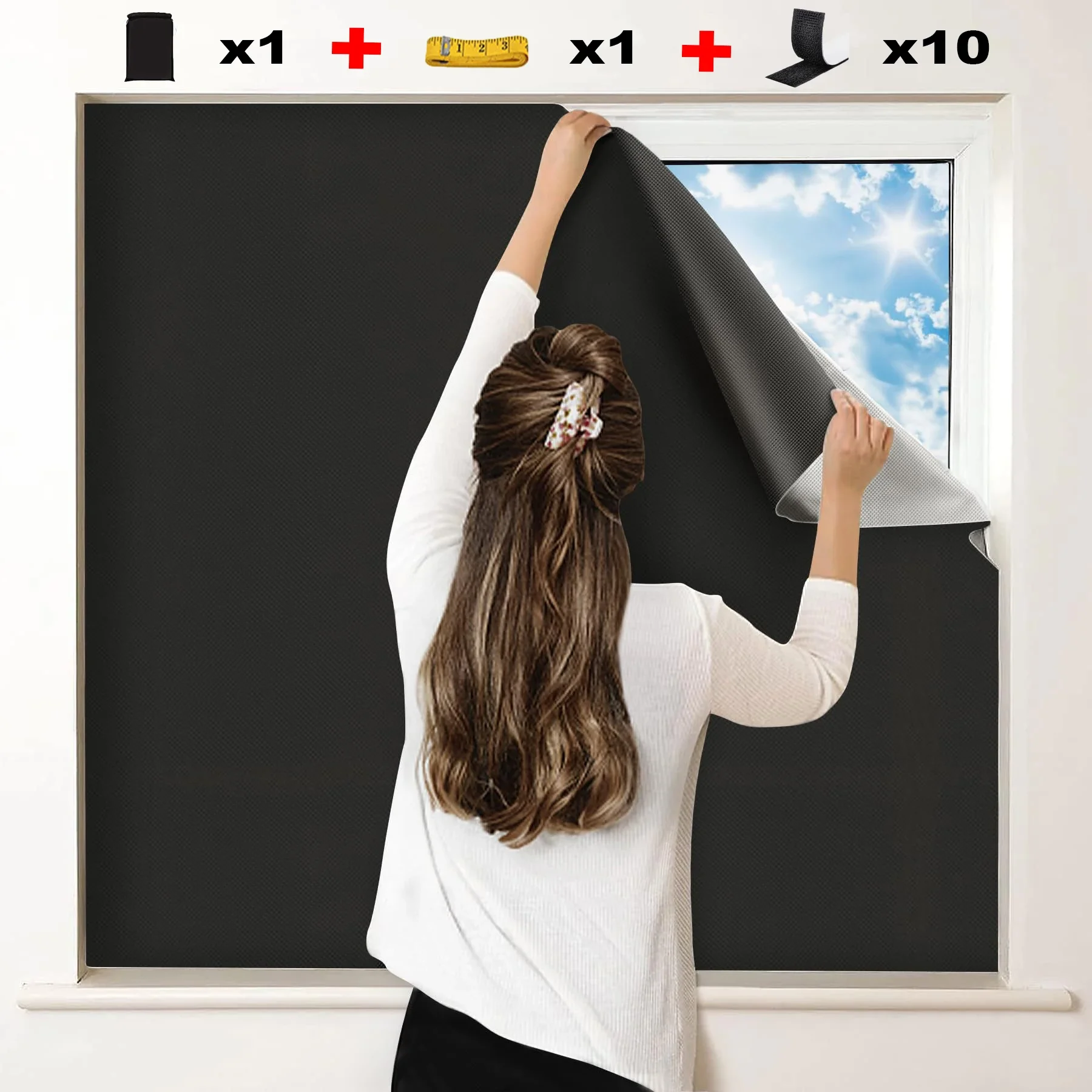 100 تعتيم أحلك منزل نافذة التعتيم فيلم الخصوصية تينت مكافحة نظرة غطاء زجاج نافذة القماش ملصقات السيارات كتلة الضوء ملصق