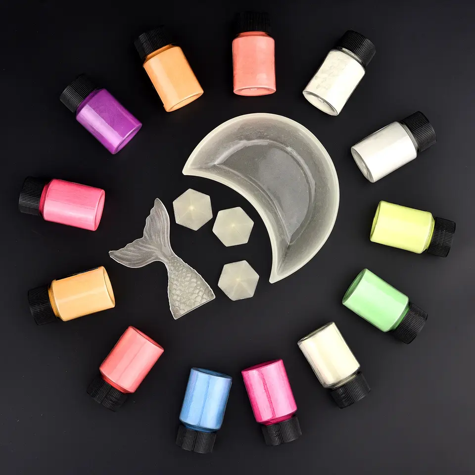 20g Long Lasting Bright Luminous Powder Paint Epoxy Resin Pigment Glow In The Dark Fluorescent Powder DIY Jewelry Making Filler - 5