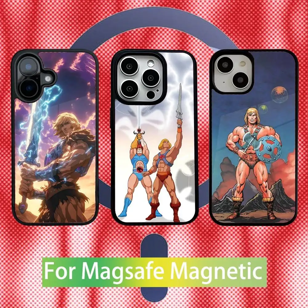 

H-He Mans Phone Case For iPhone 16,15,14,13,12,11,Pro,Max,Plus,Mini,SE New Magsafe Magnetic Wireless Charging