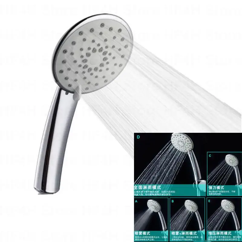 5 Modes Handheld Shower Water Sprinkle Head Bathroom Shower Accessories Multi-functions Universal Interface