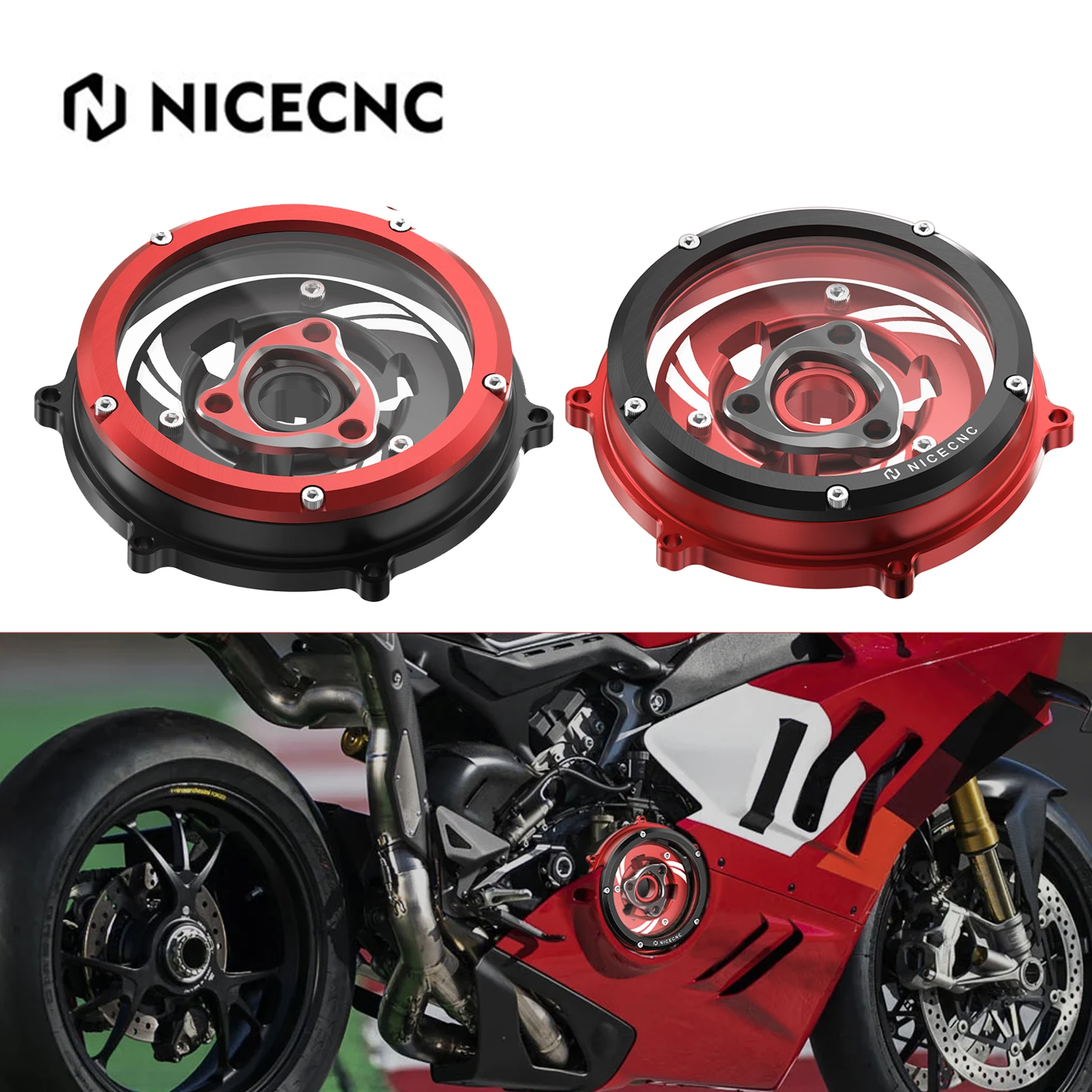 

Motorcycle Engine Clear Clutch Cover Protector Guard For Ducati Panigale 959 1199 1299 Superleggera 1199 Panigale R S 1199