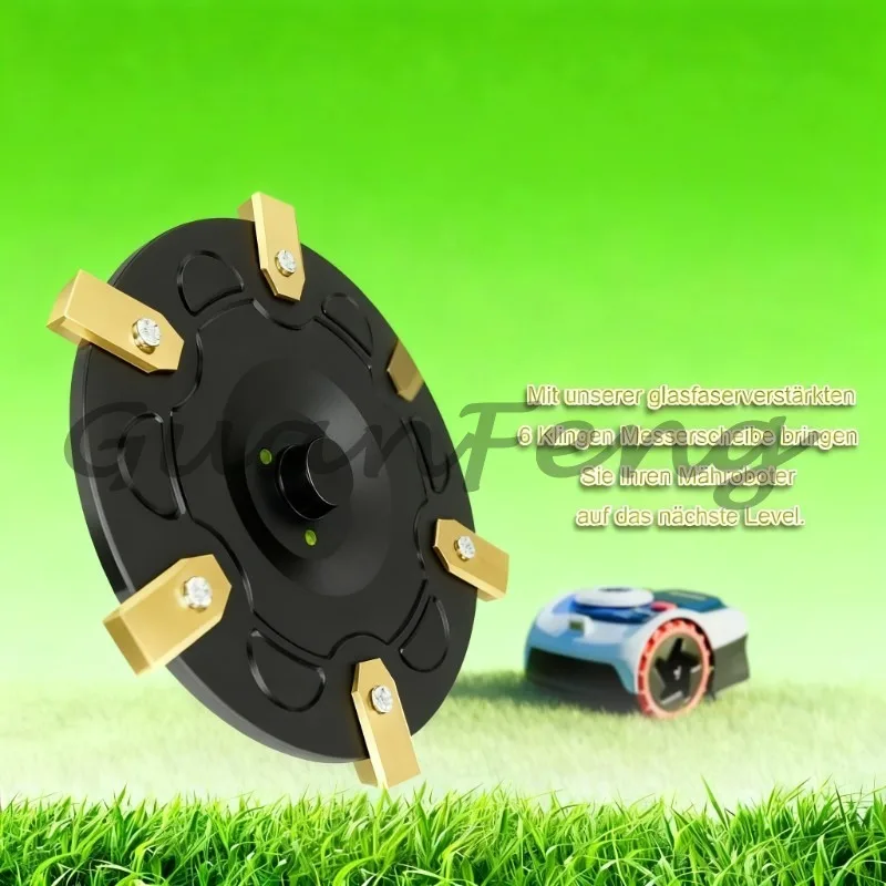 Robot Mower Spare Parts, 12 Cutting Blades and Blade Discs, Robot Mower Compatible