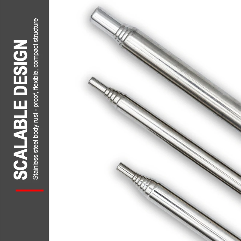 Soprar tubo de fogo boca maçarico ao ar livre aço inoxidável telescópico soprador fogo mini portátil acampamento cozinhar soprando fogo vara