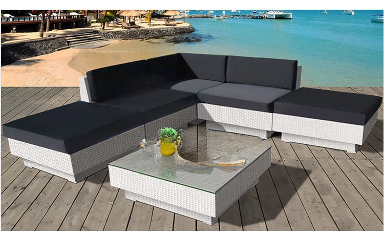 Rattan outdoor furniture sofa living room club hotel sofa rattan chair combination