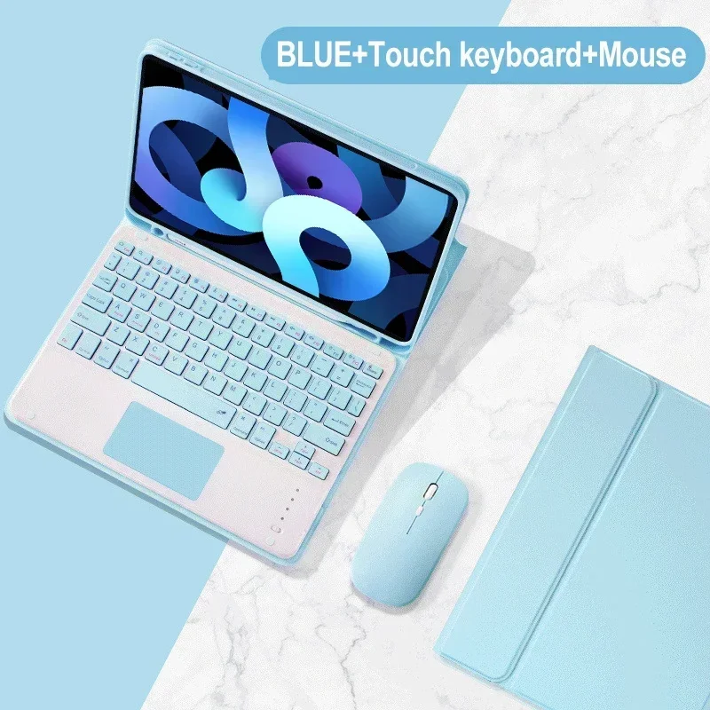 

For iPad 10th Generation 10.9 Inch Tablets Keyboard Case For iPad Pro 11 2024 Air 4 5 iPad Air 2 Air 3 Pro iPad 9.7 Covers Funda