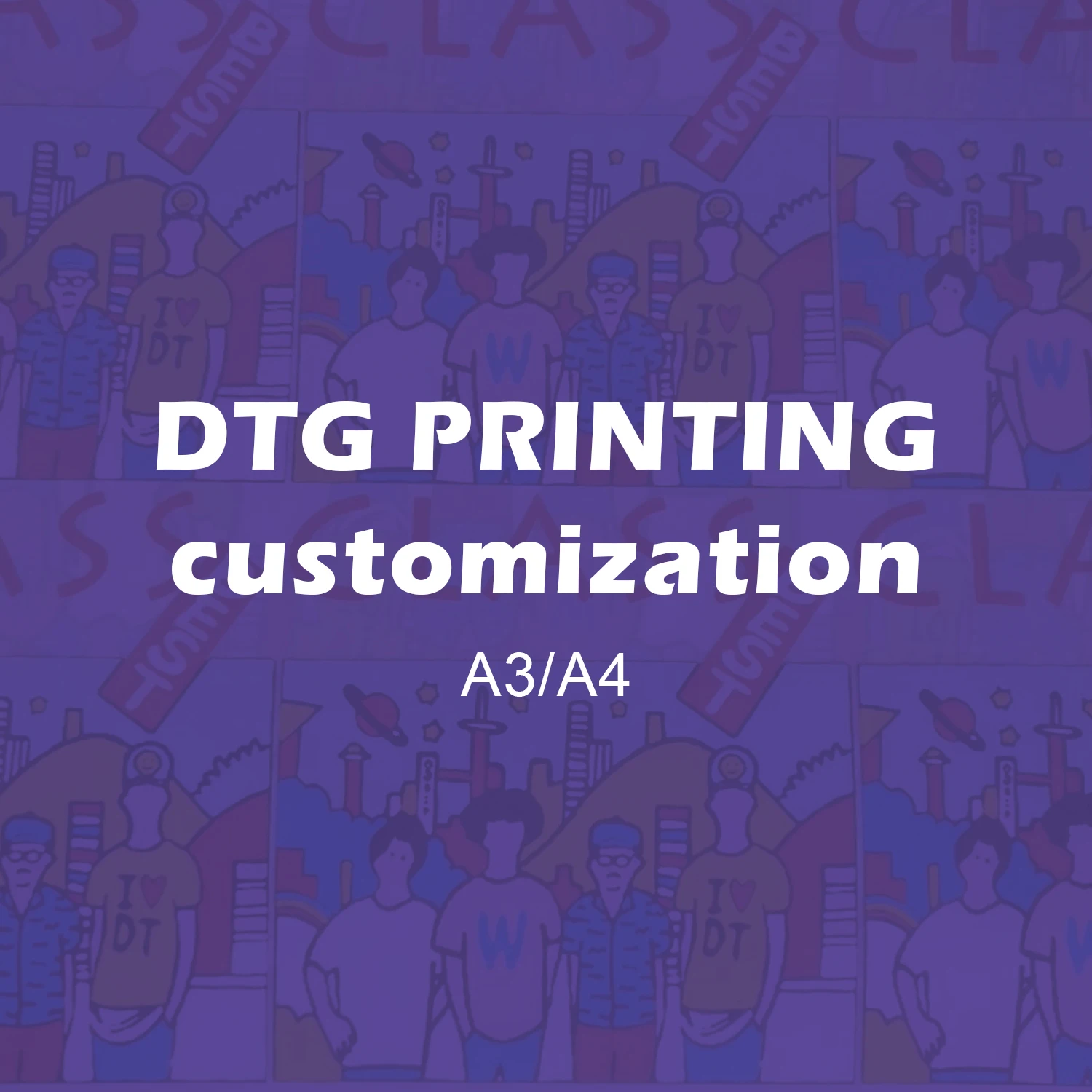 

DTG printing process