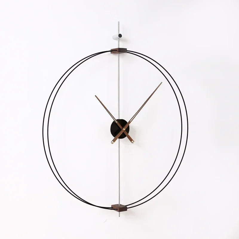 Luxury Round Wall Clocks Design Minimalist Modern Silent Wall Clock Nordic Art Mural Living Room Reloj De Pared Home Decoration