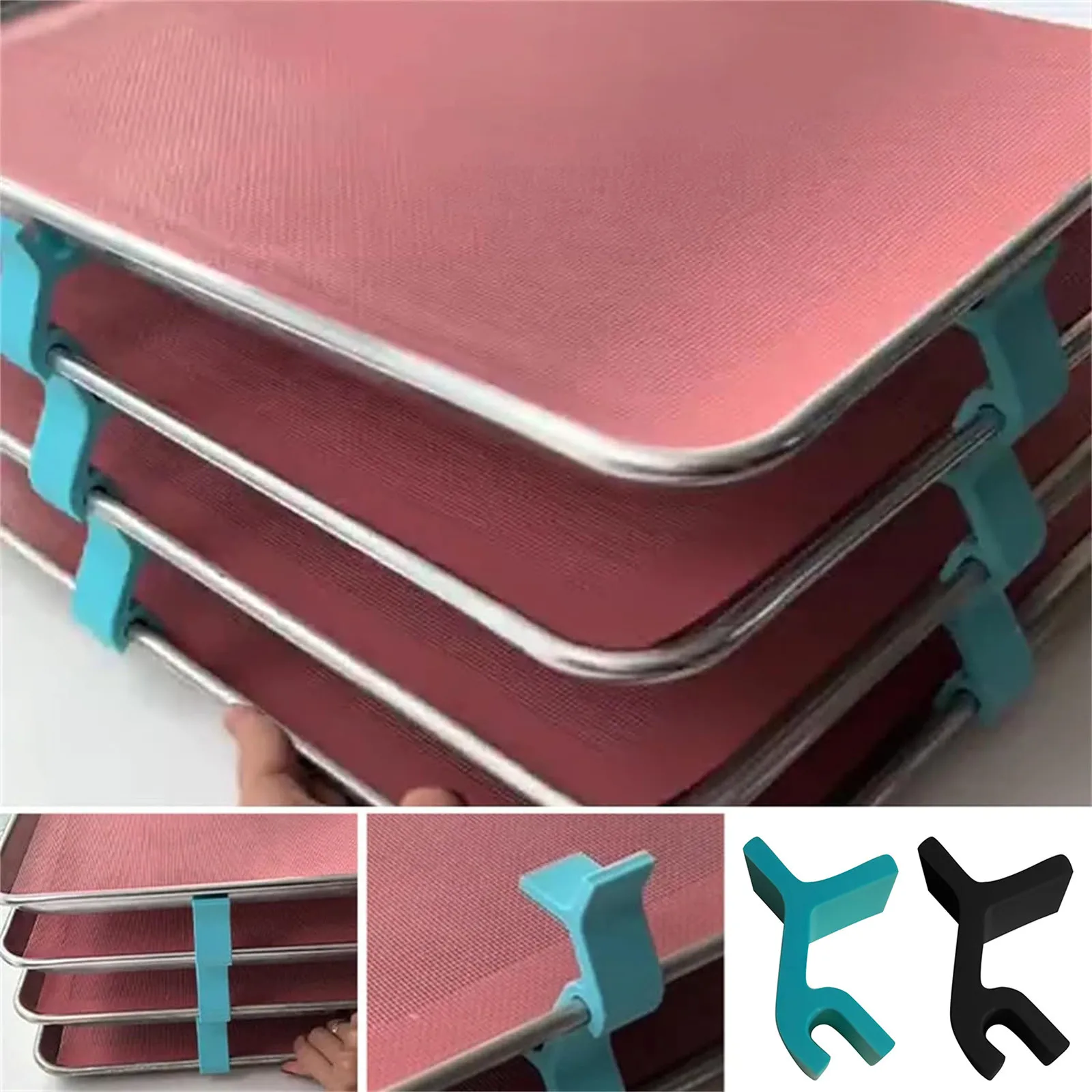 

Baking Sheet Stackers Universal Baking Sheet Pan Stackers Tray Stackers Baking Sheet Dividers Set Stacking Holder Rack For Bakin
