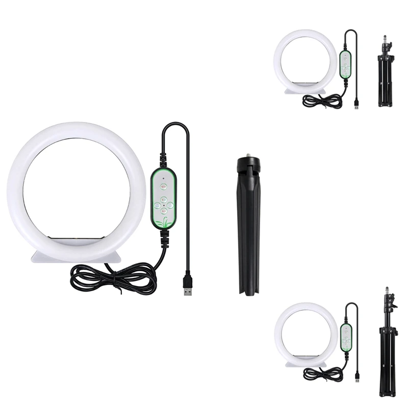 

10Cm Selfie Ring LED Light With Stand Tripod Ring Lamps RGB 26 Colors Fill Light For Video Light Makeup Live