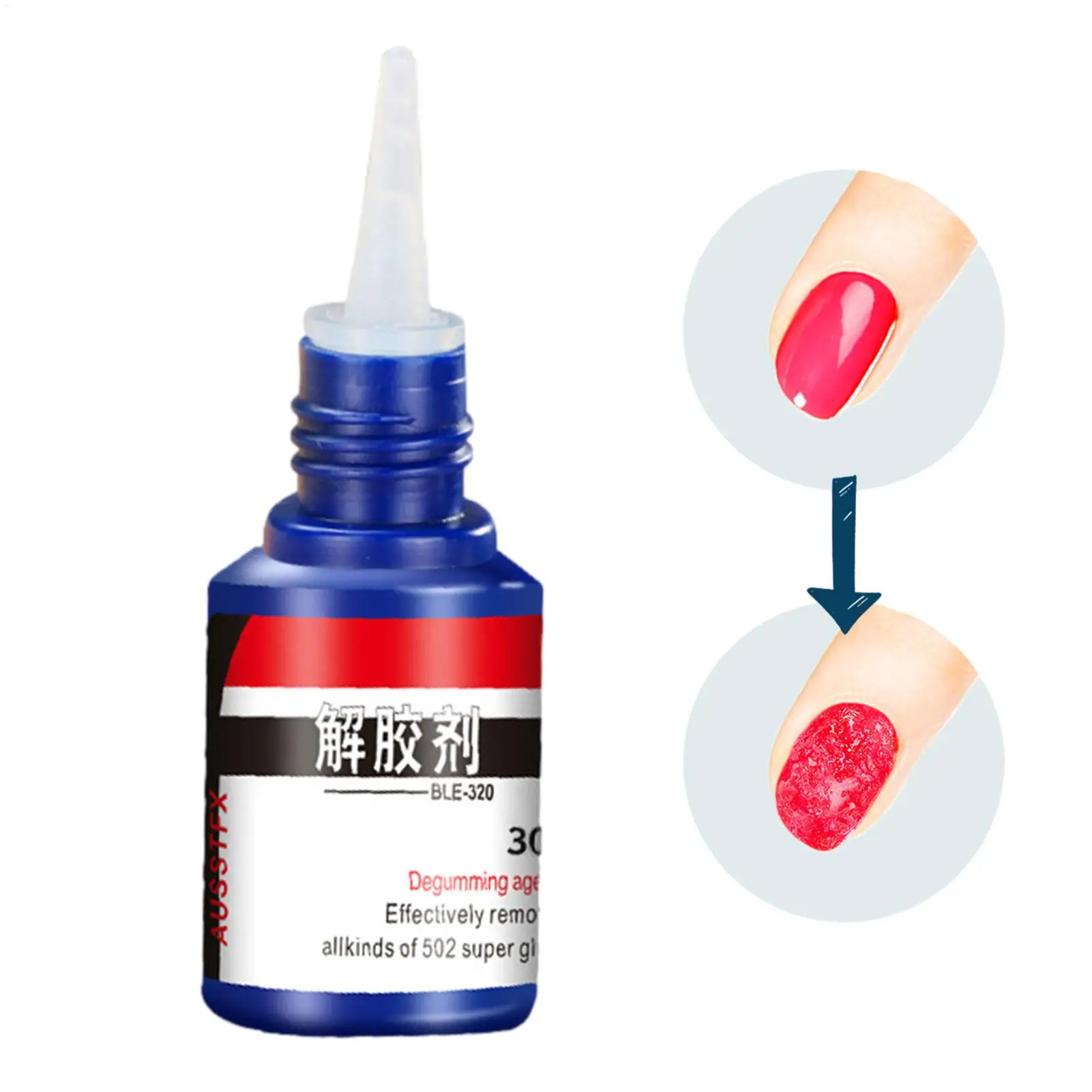 A Superglue Remover Cleaner Glue Adhesive Debonder Bottle Resin Liquid Glue Debonder Remover Cleaning Adhesive Liquid Tool