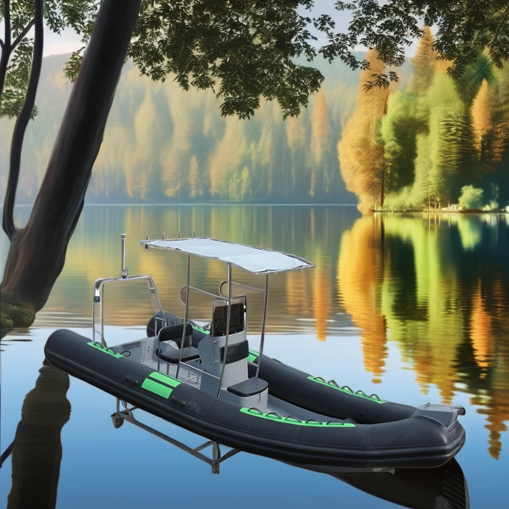 (CE) 19FT 5.8m Rib 580c China Rib Boat Inflatable Boat With Center Console For Sale