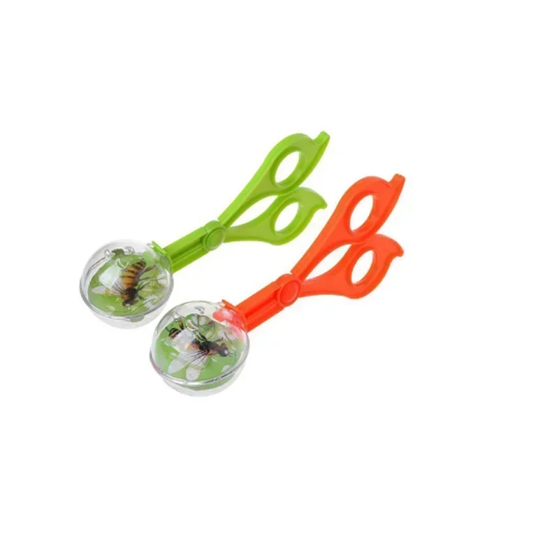 مجموعة أدوات التقاط الحشرات للأطفال مع مشابك بلاستيكية آمنة وصندوق مكبر، لعبة استكشاف خارجية لتعلم الطبيعة