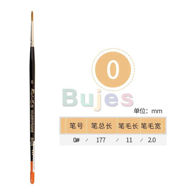 8404 브러시: 프랑스 라파엘의 정교한 수채화 브러시를 경험해보세요