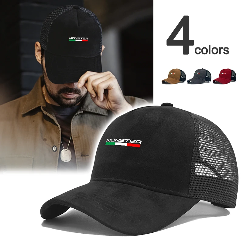 

Мотоциклетные бейсболки, пляжные солнцезащитные шляпы, дышащая кепка Snapback для Ducati Monster 696 796 797 821, автомобильные уличные аксессуары