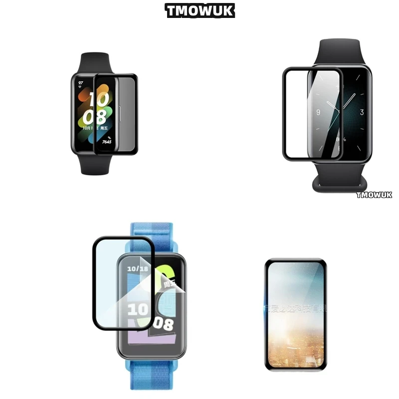 

For Huawei Honor Band 6 7 9 10 Anti Scratch Screen Film Pmma 3d Curved Full Cover