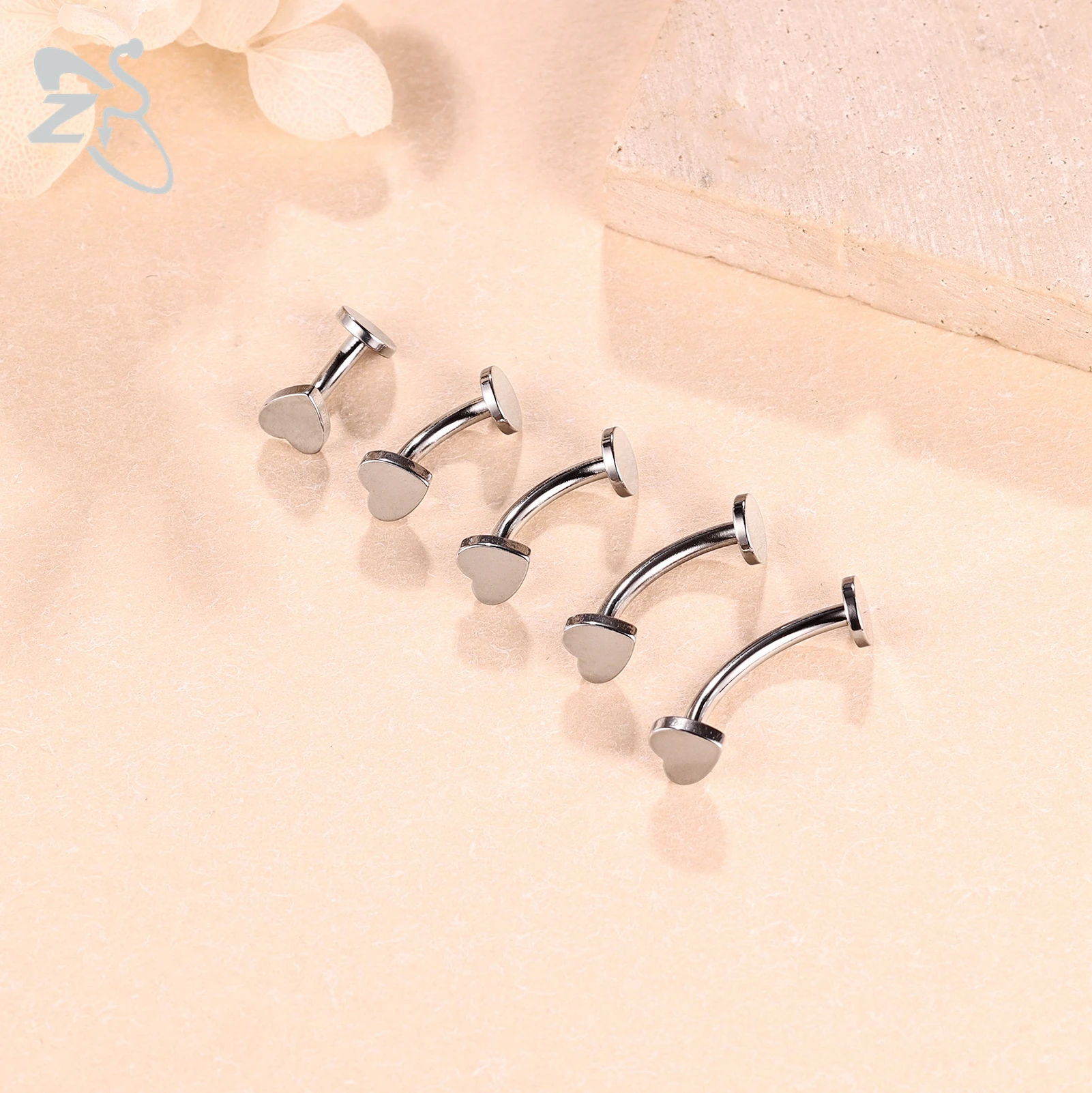 Internal Thread Stainless Steel Belly Button Ring