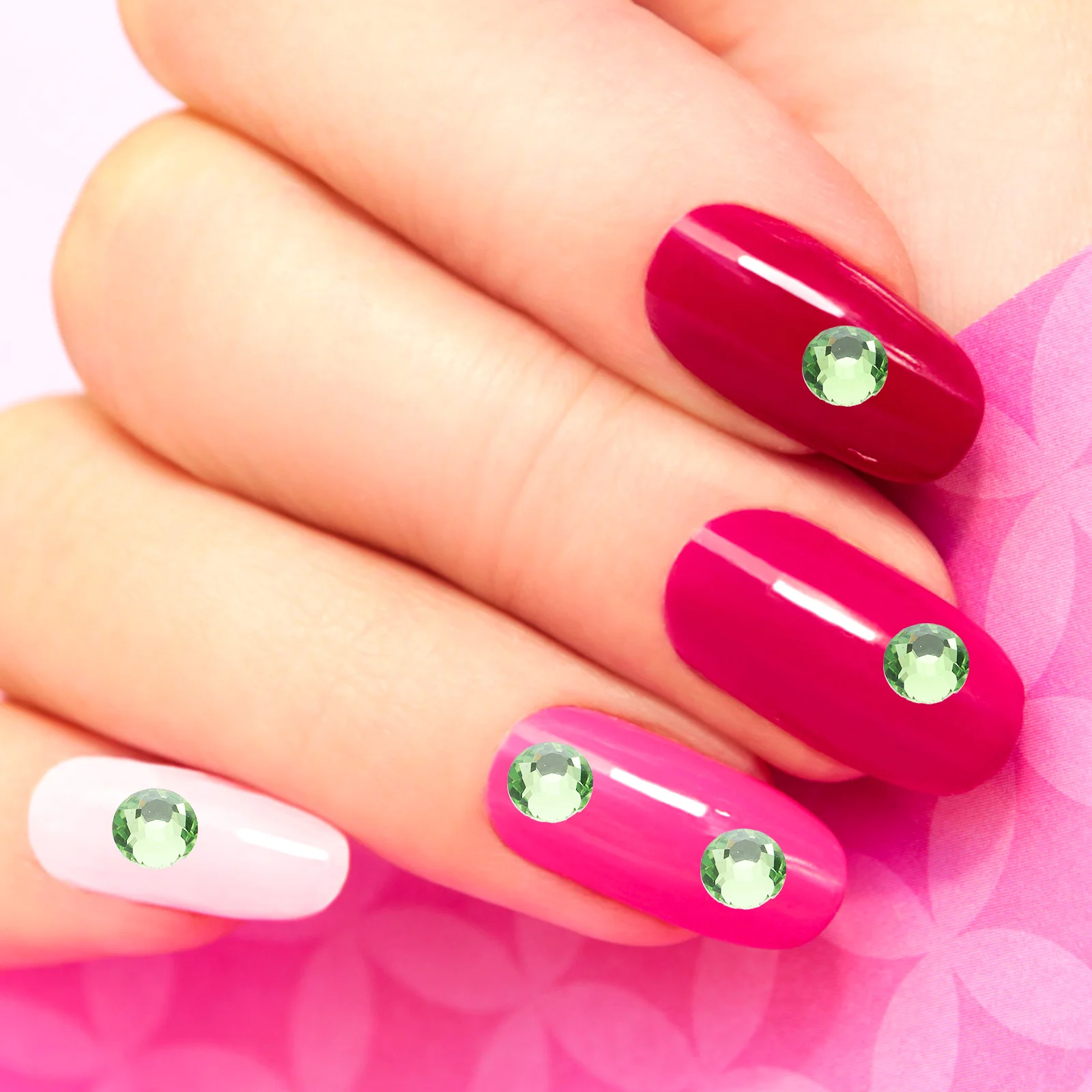 

1 set Nail Art Rhinestones Flatback Decorations Bright Colors Delicate Details DIY Accessories Manicure naments Charm Craft