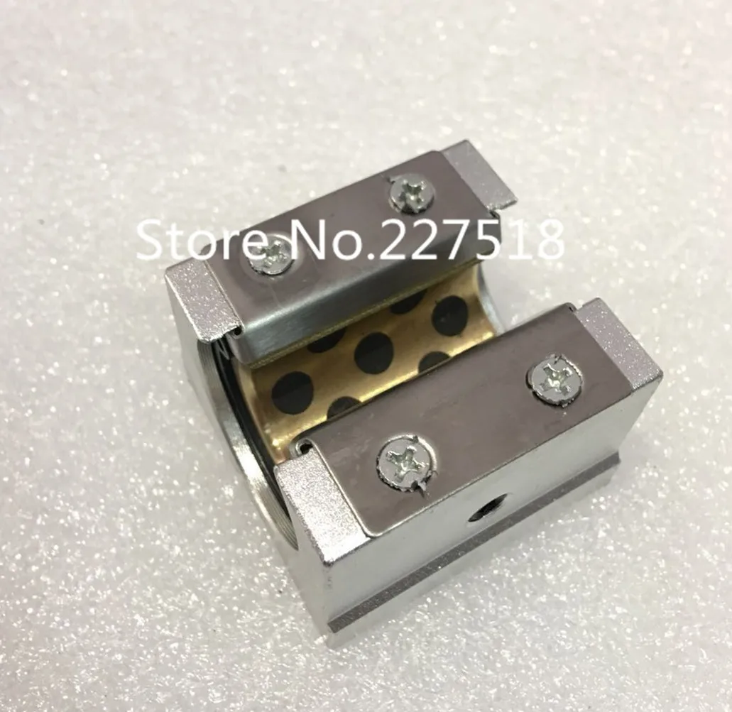 4pcs high quality SBR20UU Graphite copper sleeve Linear motion ball bearing slide block match SBR20 20mm linear guide rail