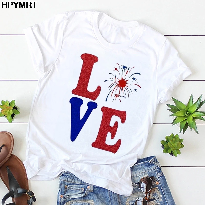 2020 New Summer LOVE Letter Print T Shirt Women Couples Lovers Female T-Shirt Harajuku Casual White Tops Tshirt Clothing Fashion