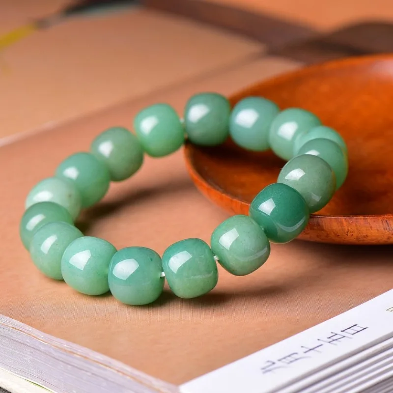 Classic Fashion Dongling Jade Single Ring Bracelet, Unisex Jewelry
