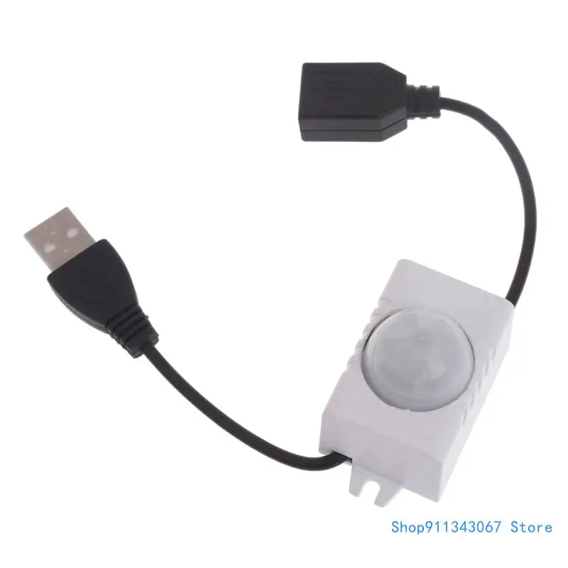 DC5V USB PIR LED Motion Switchs for LED Strip Light Ceiling Fan Drop shipping