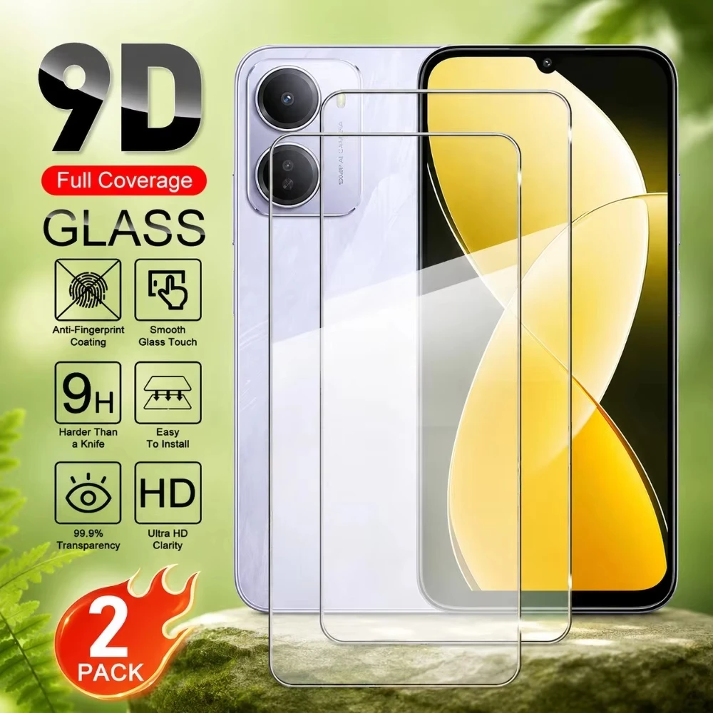 Tempered Glass Film For Redmi 14R 12R 10S 14S 15C 13C 14C K70 Screen Protector For Xiaomi Redmi Note 14 13 15 12 Pro 10 Pro Plus