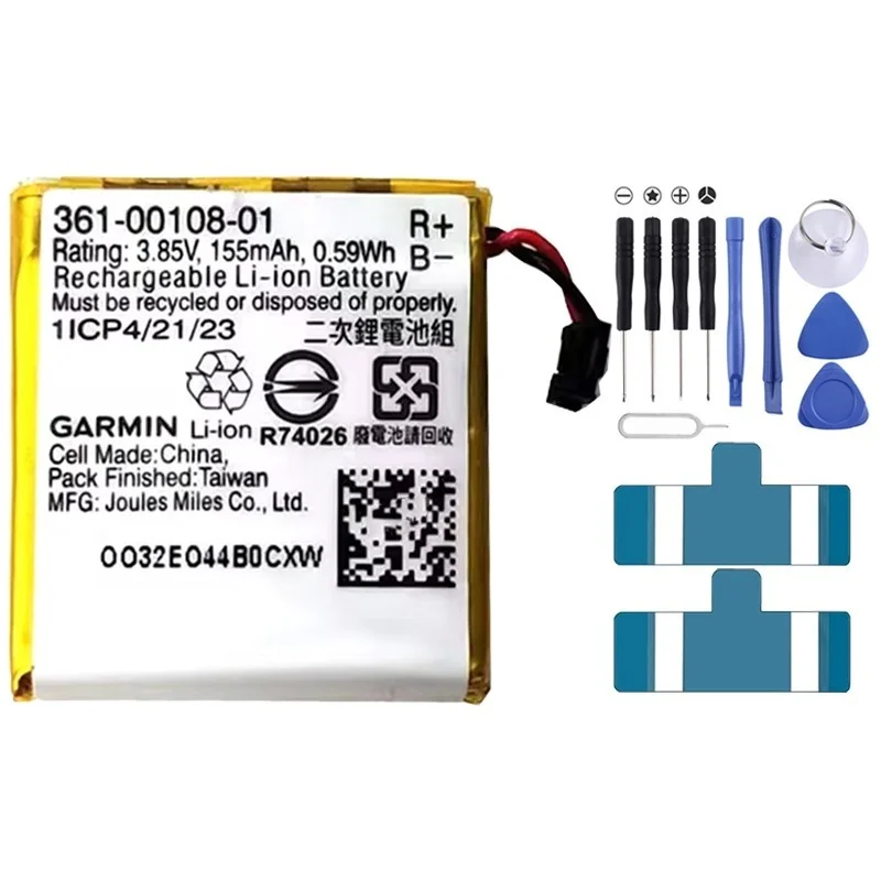 155mAh  Battery Replacement For Garmin Vivoactive 3 / Vivoactive 3 Music